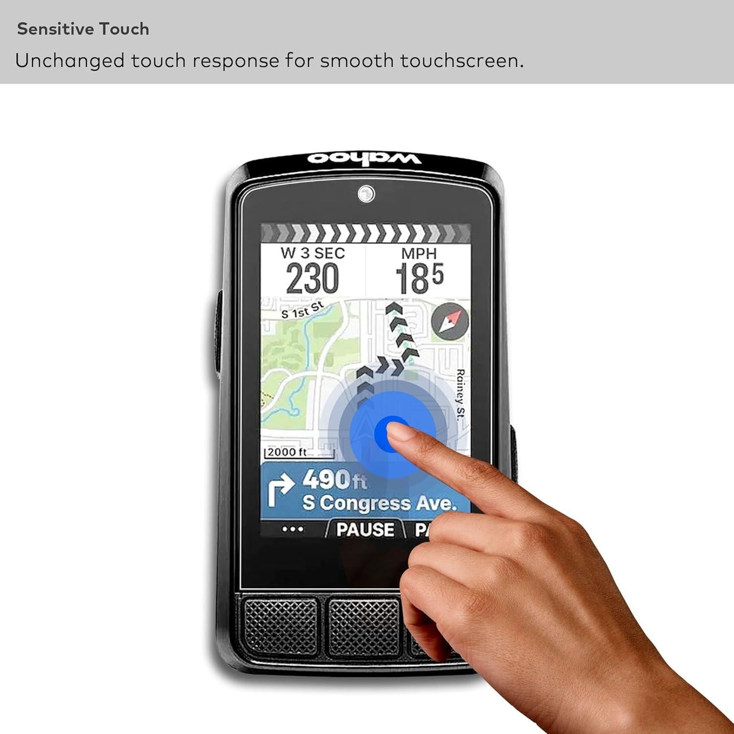 Protector de Pantalla Vidrio Templado INNOSURE Wahoo Elemnt Roam V3 2.8"