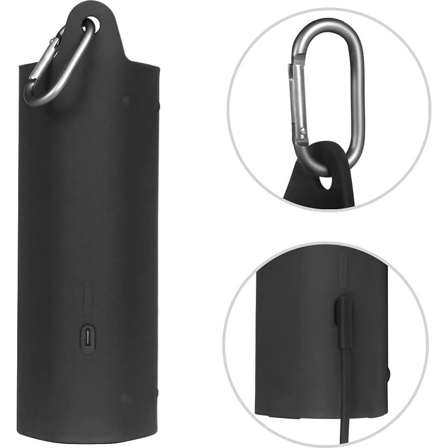 Funda de Transporte Silicona Seracle para Sonos Roam 2 - Negro