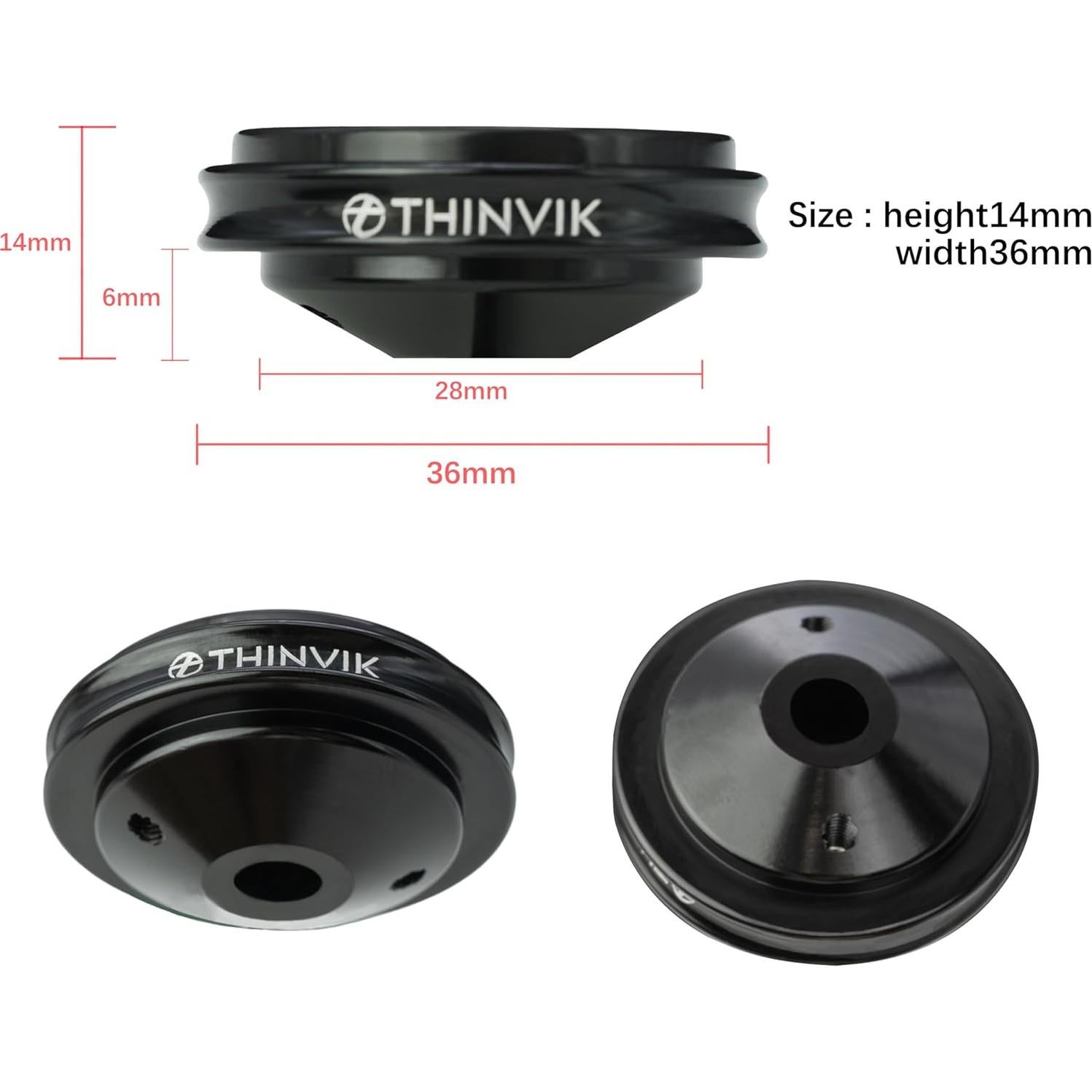 Soporte Superior Thinvik para Wahoo Elemnt y Roam - Aluminio CNC