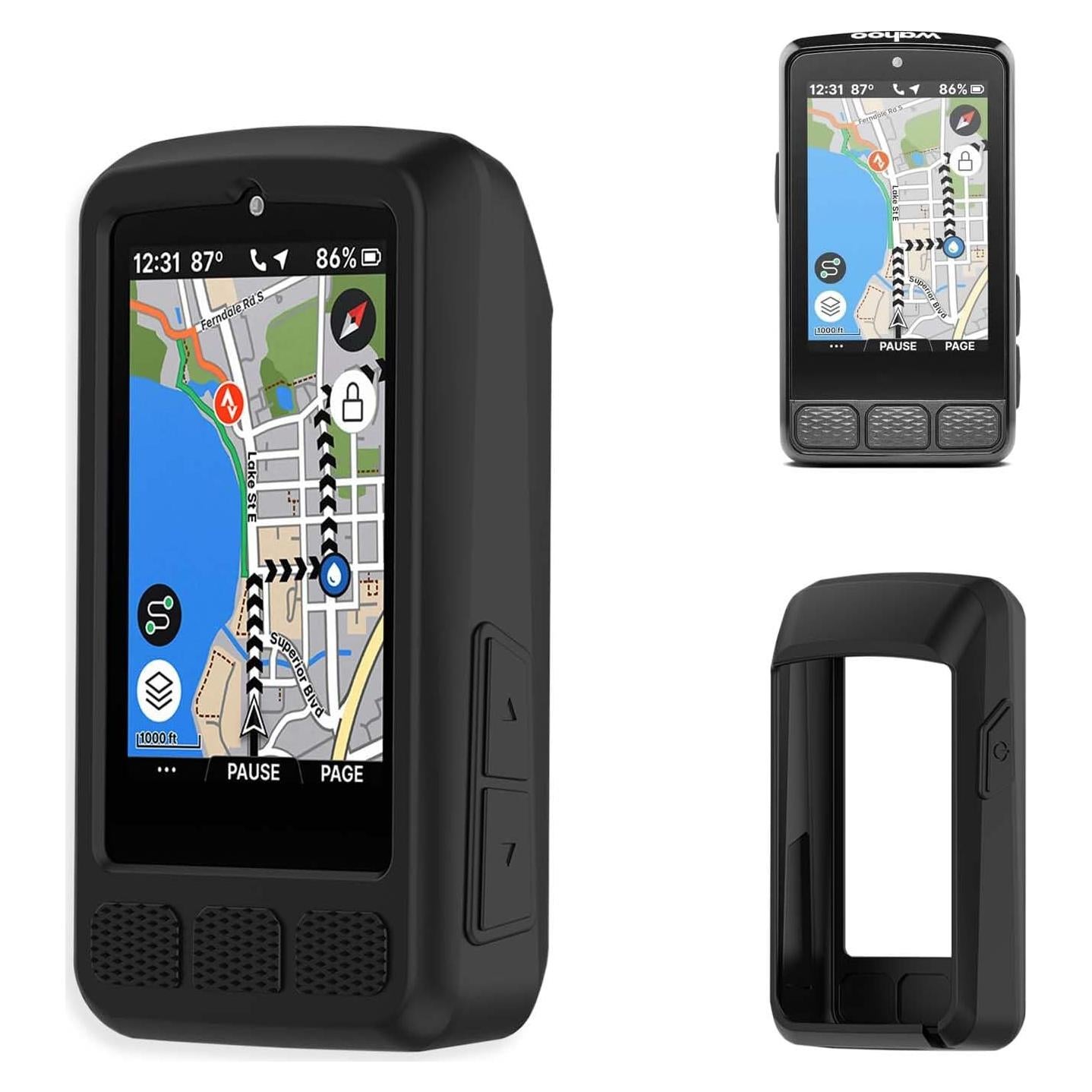 Funda Protectora de Silicona NOUKAJU para Wahoo ELEMNT ROAM V3