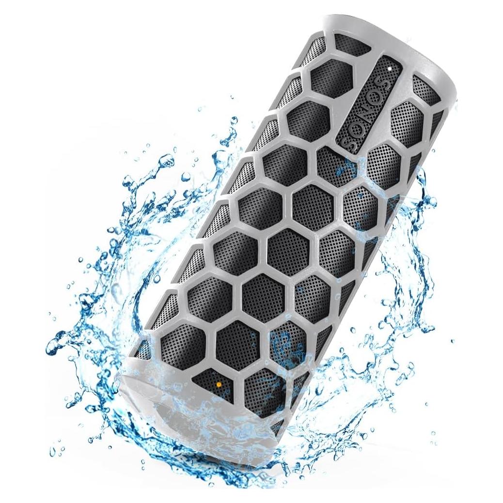 Funda Silicona Flexible Seracle para Altavoz Sonos Roam Gris