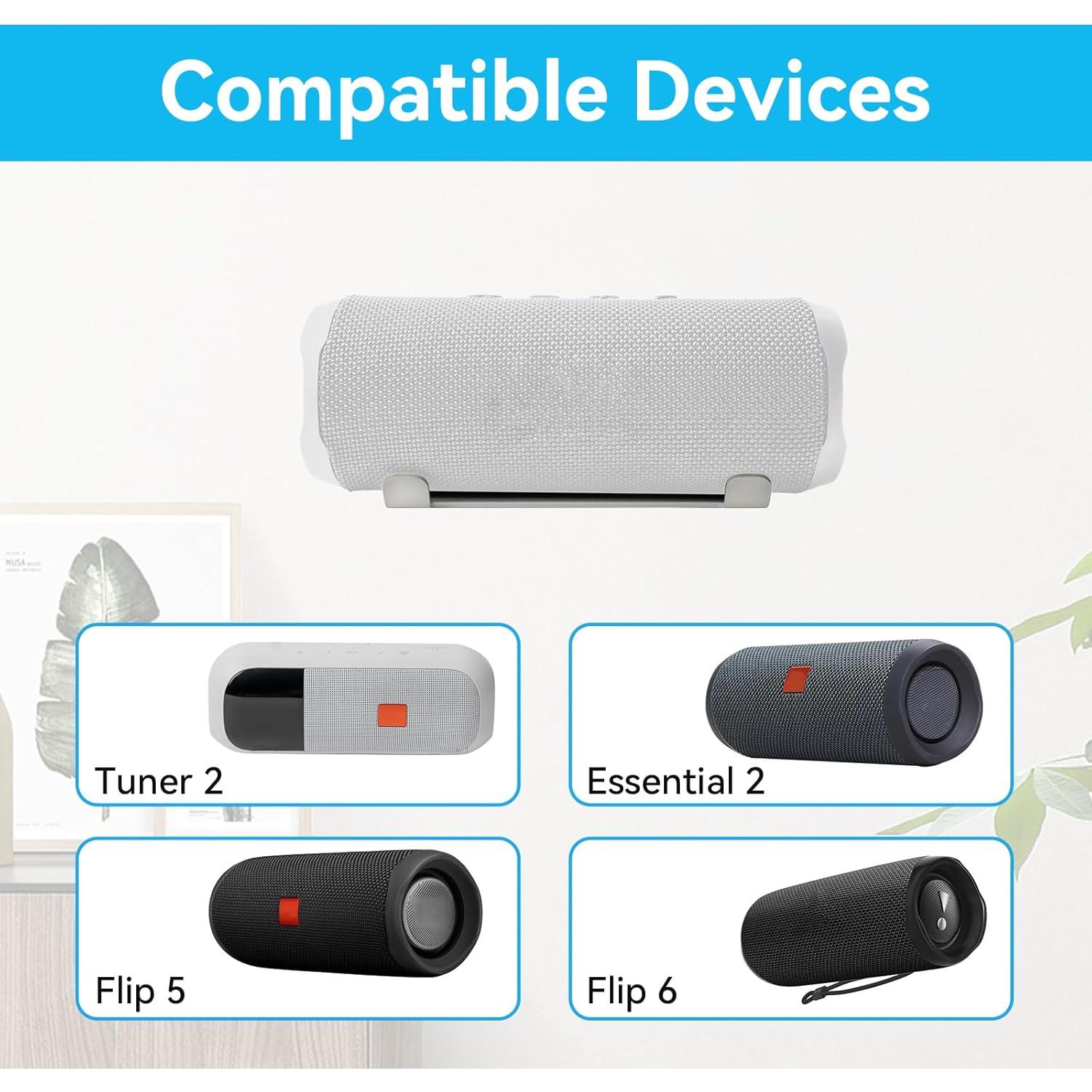 Soporte de Pared Metálico Shinar para Roam 1/2 y Flip 5/6 Blanco