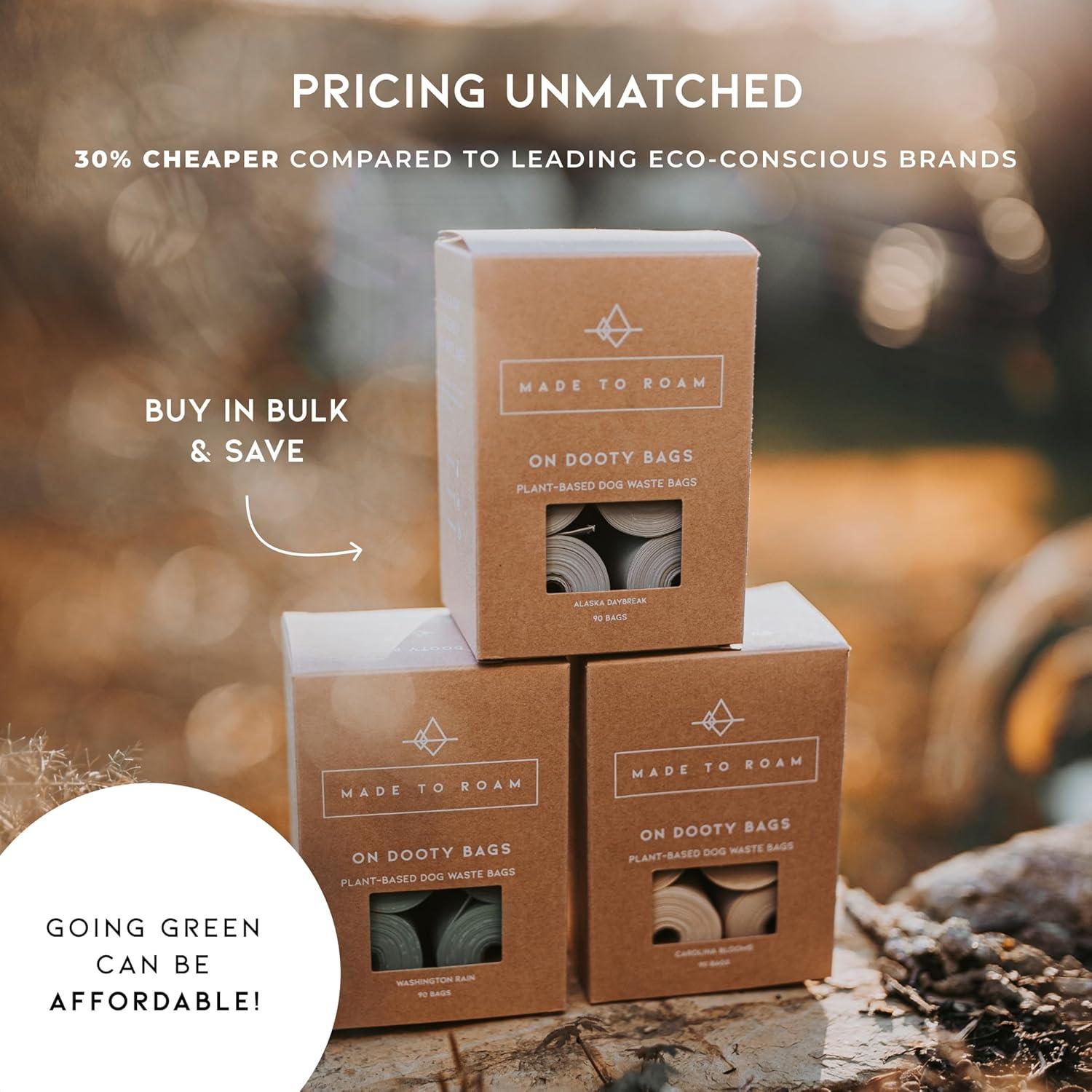 Bolsas de Excremento de Perro HECHO PARA DEAMBULAR 270 Unidades