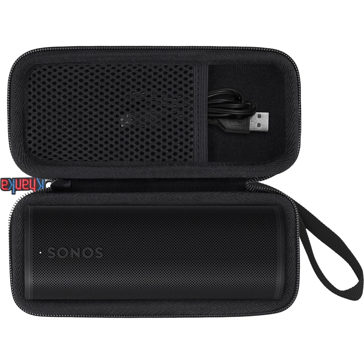 Funda Dura Khanka para Altavoz Bluetooth Sonos Roam 2 - Negro