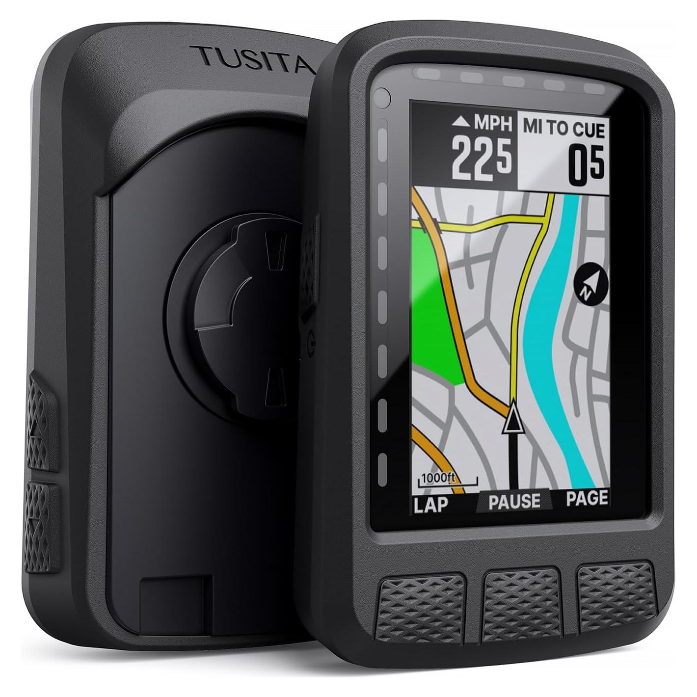 Funda de Silicona TUSITA para Wahoo ELEMNT ROAM V2 - Protección Completa