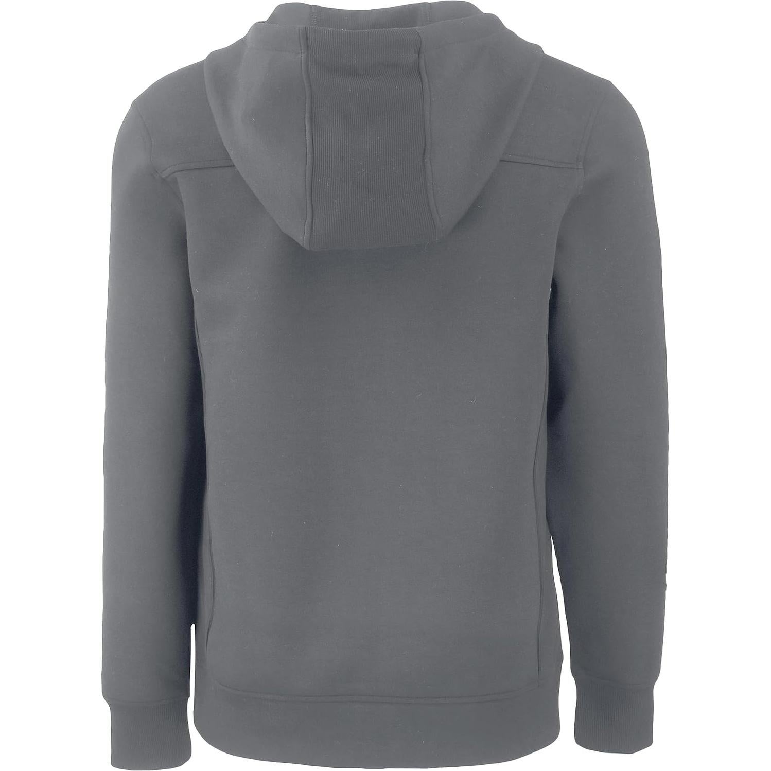Sudadera Cutter & Buck Hombre Roam Eco Media Cremallera Gris