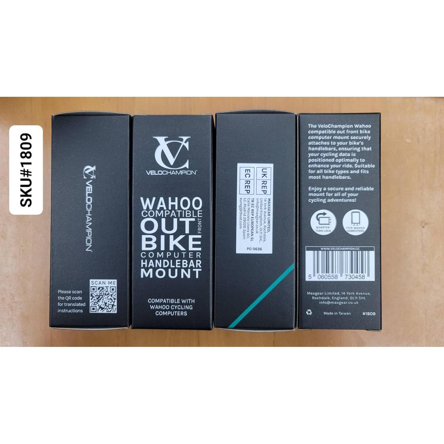 Soporte de Manillar VeloChampion 1809 para Computadoras Wahoo