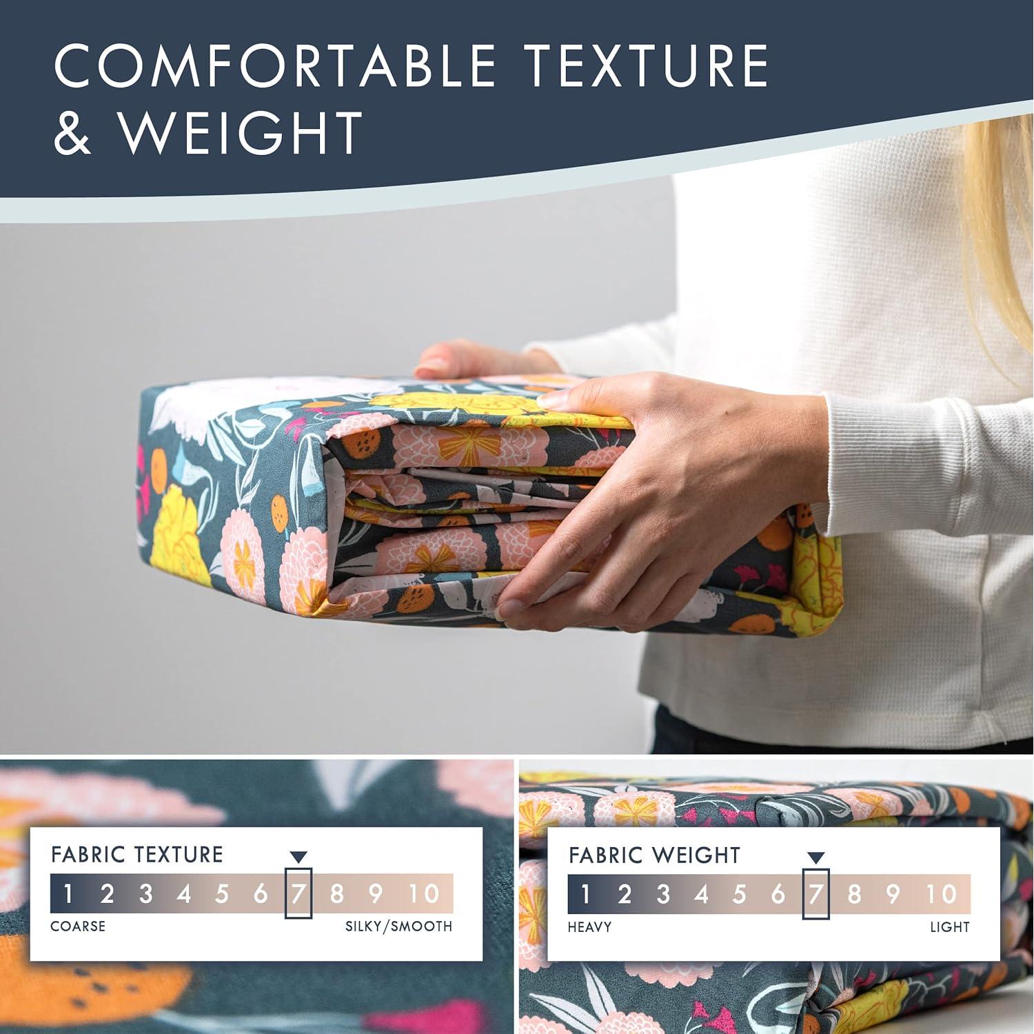 Juego de Sábanas Completo Donde los Lunares Vagan Floral