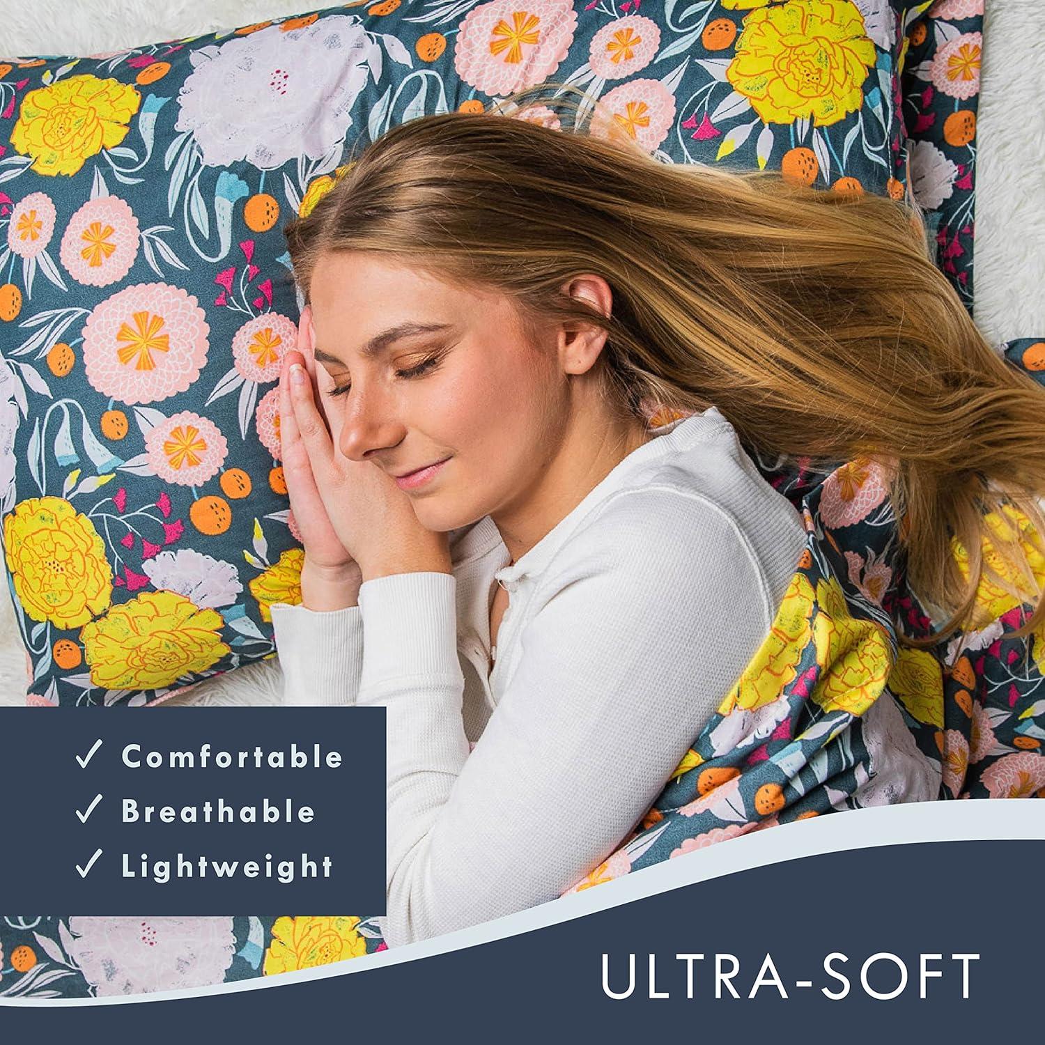 Juego de Sábanas Completo Donde los Lunares Vagan Floral