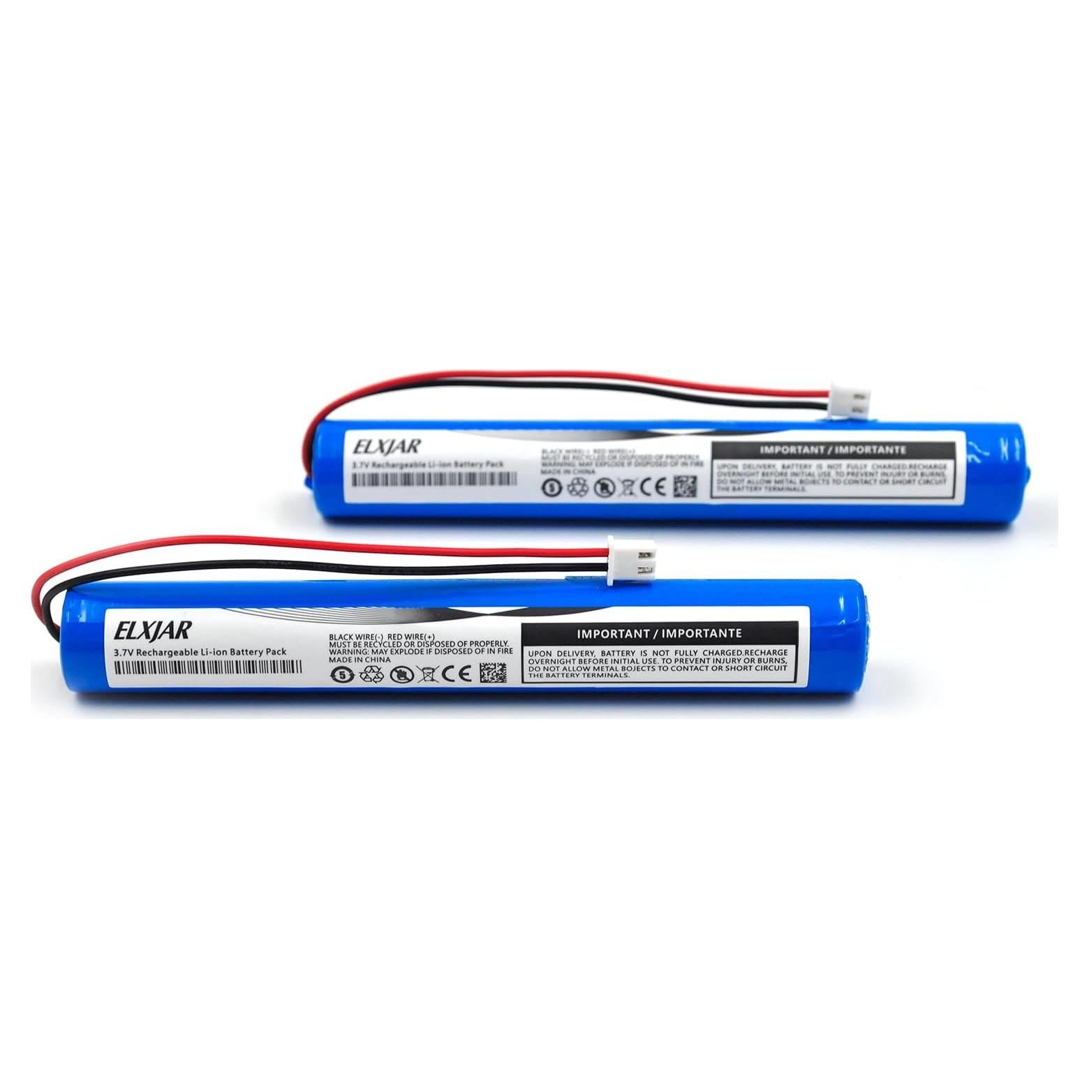 Batería recargable 3.7V 4000mAh Elxjar con conector JST PH2.54