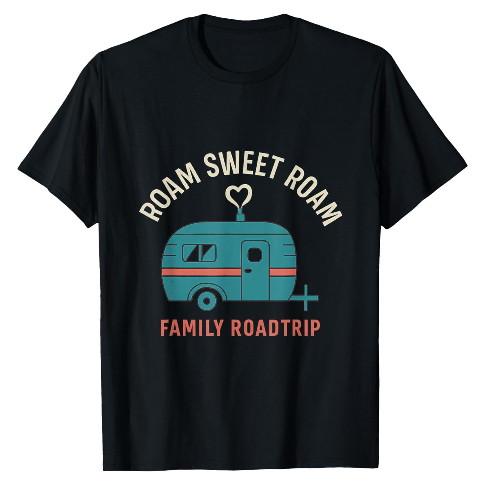 Camisa Vintage de Viaje Familiar Roam Sweet Roam - Estudio de Diseño Estético Moderno