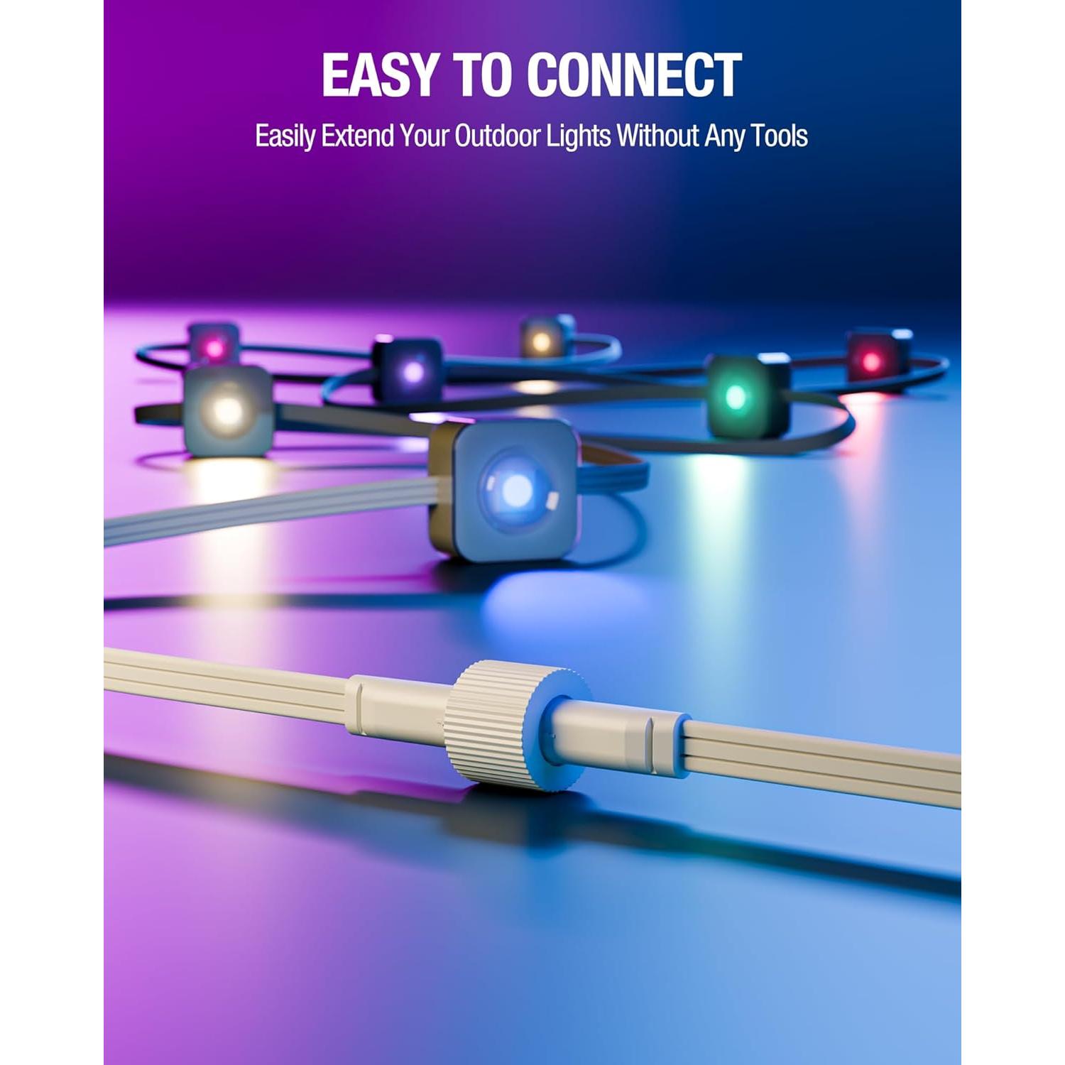 Cable de Extensión de 3m Govee IP68 para Luces Exteriores