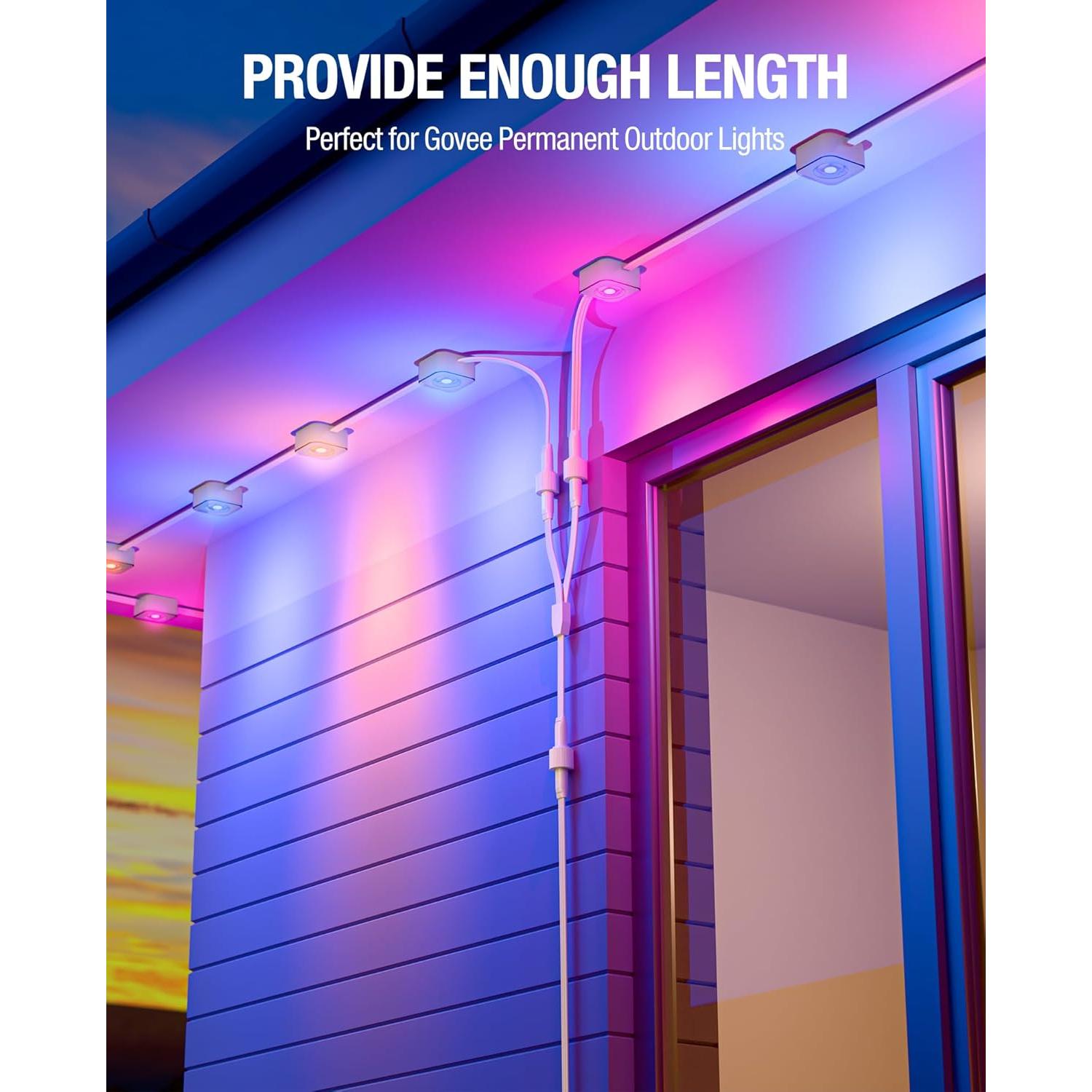 Cable de Extensión de 3m Govee IP68 para Luces Exteriores