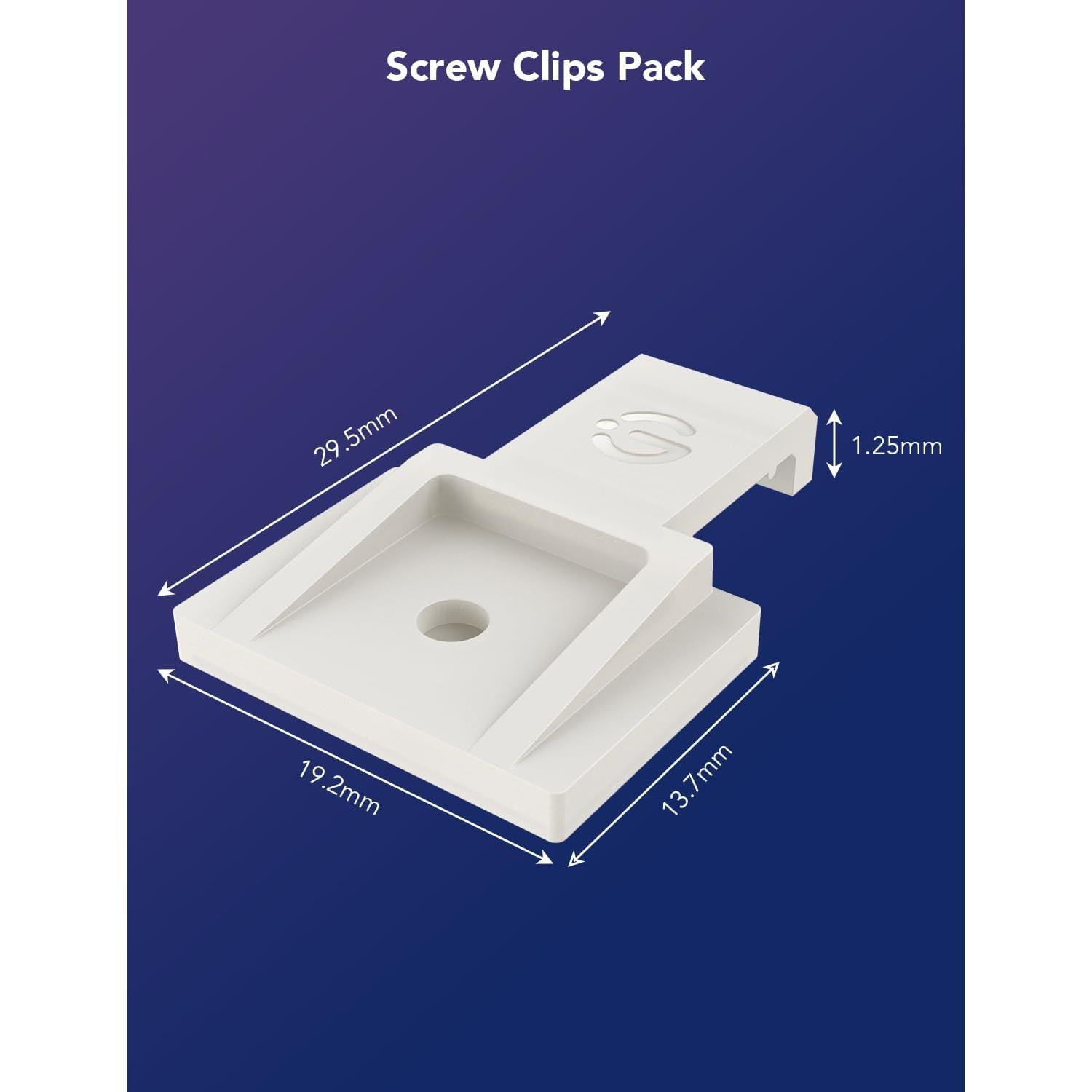 Clips de Tornillo Govee para Luces Exteriores - 150 Piezas