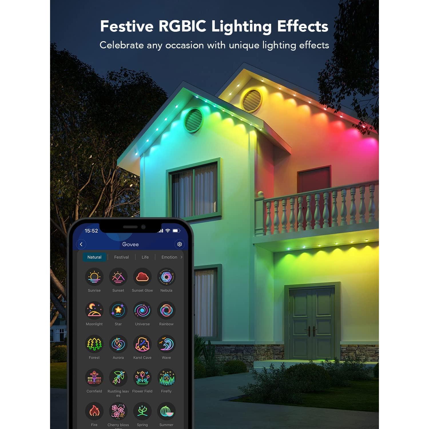 Clips de Tornillo Govee para Luces Exteriores - 150 Piezas