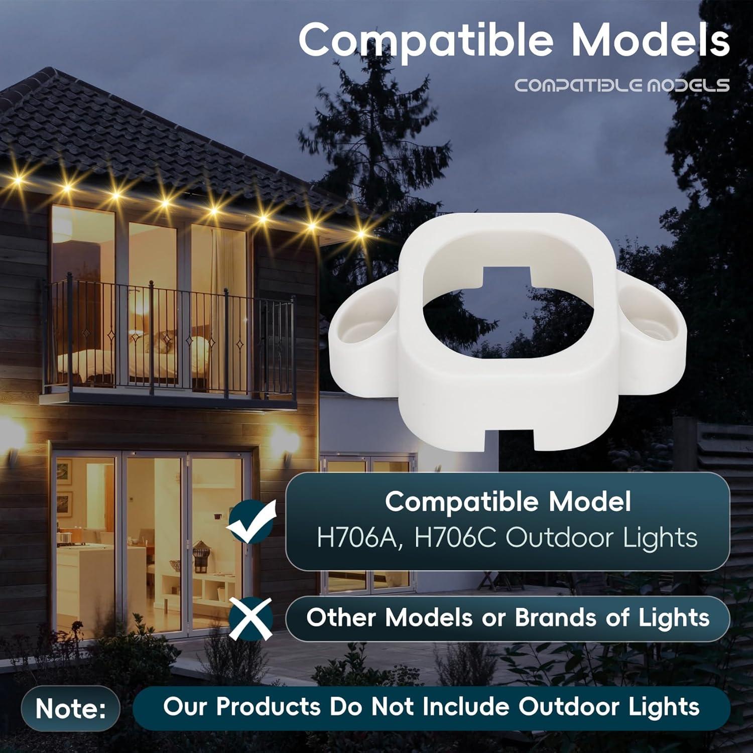 Soportes de Montaje Dreamtrue para Luces Exteriores H706A/H706C - 120PK