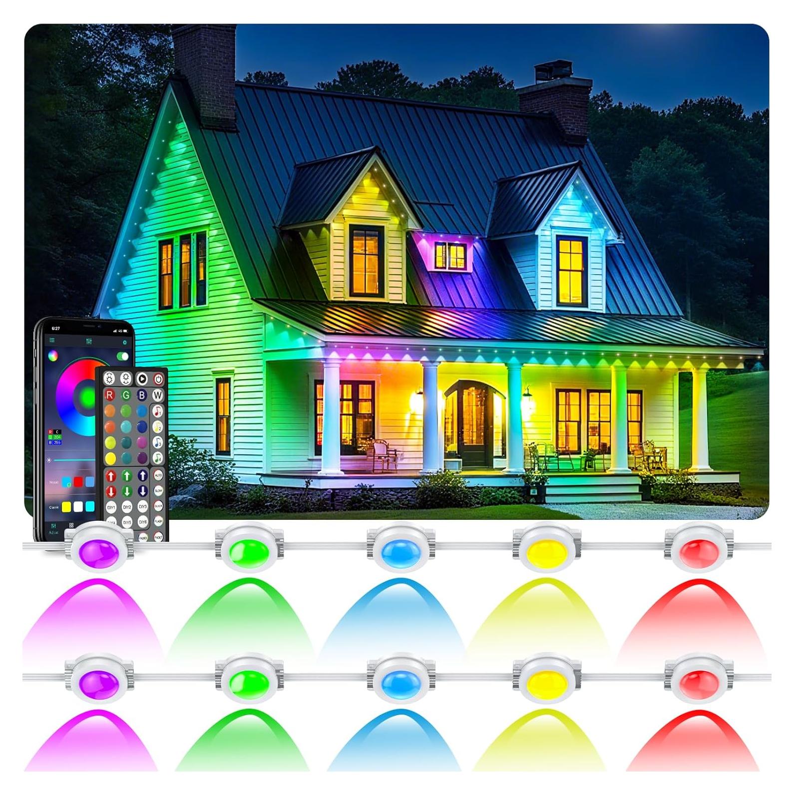 Luces LED RGB para Exterior 300FT CETELUMA IP67 Control App