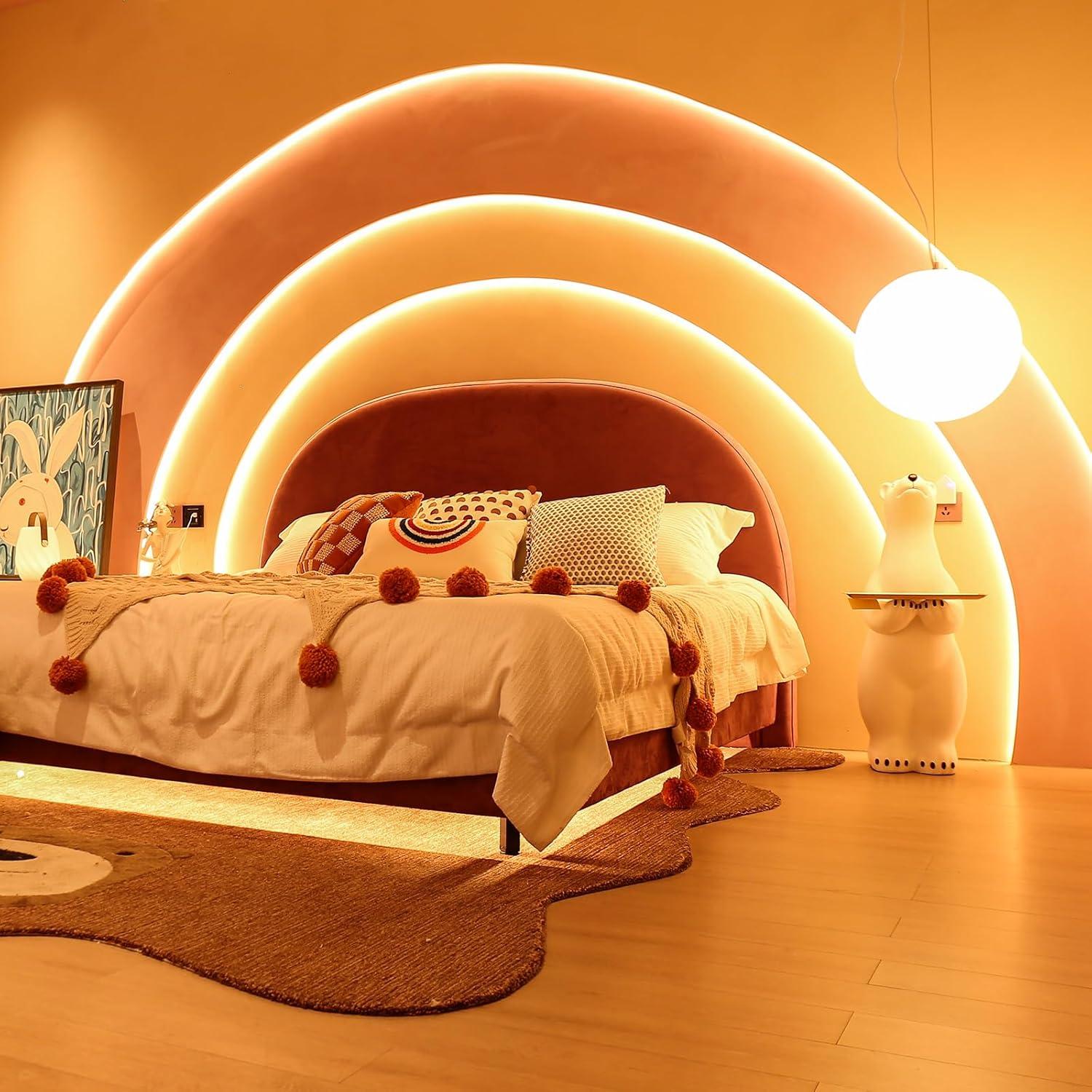 Tira de luces LED inteligentes BEMAKER 2700K-5000K USB