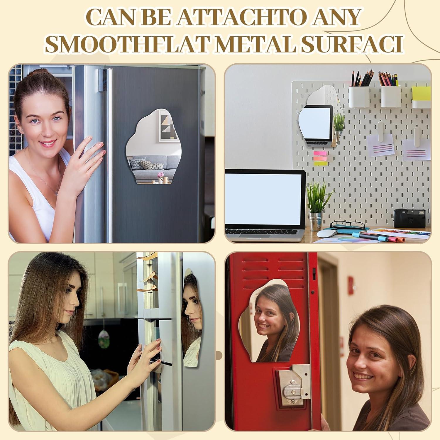 Espejo Magnético Yalikop 17.8x12.7cm Irregular para Taquilla