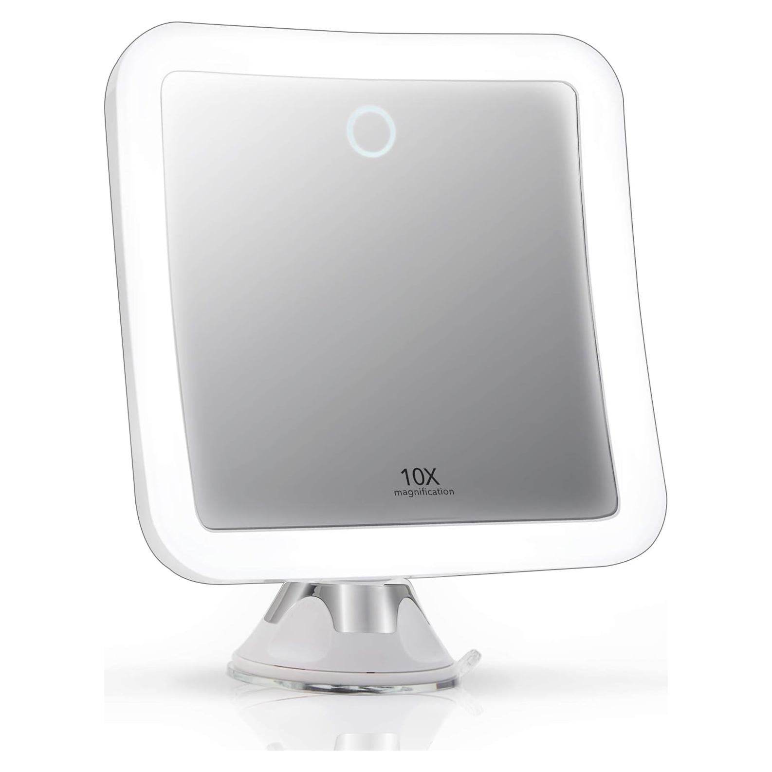 Espejo de Aumento Fancii 10x Recargable con Luz LED Regulable