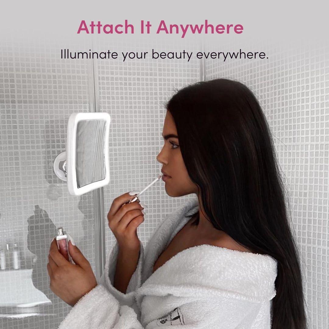 Espejo de Aumento Fancii 10x Recargable con Luz LED Regulable