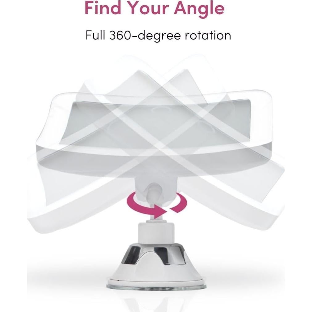 Espejo de Aumento Fancii 10x Recargable con Luz LED Regulable