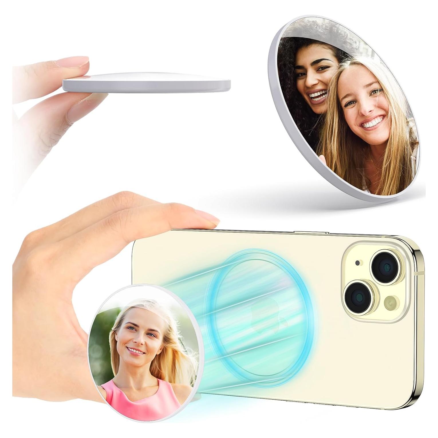 Espejo de Selfie Magnético VRIG MG-20 Convexo para iPhone y Teléfonos
