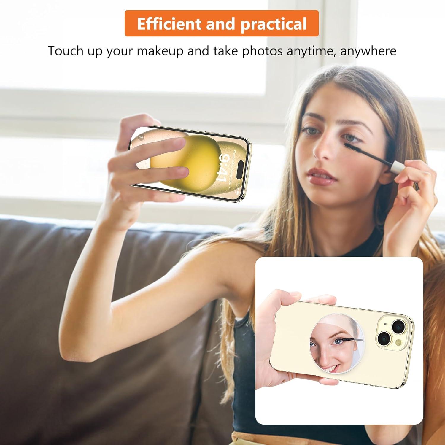 Espejo de Selfie Magnético VRIG MG-20 Convexo para iPhone y Teléfonos