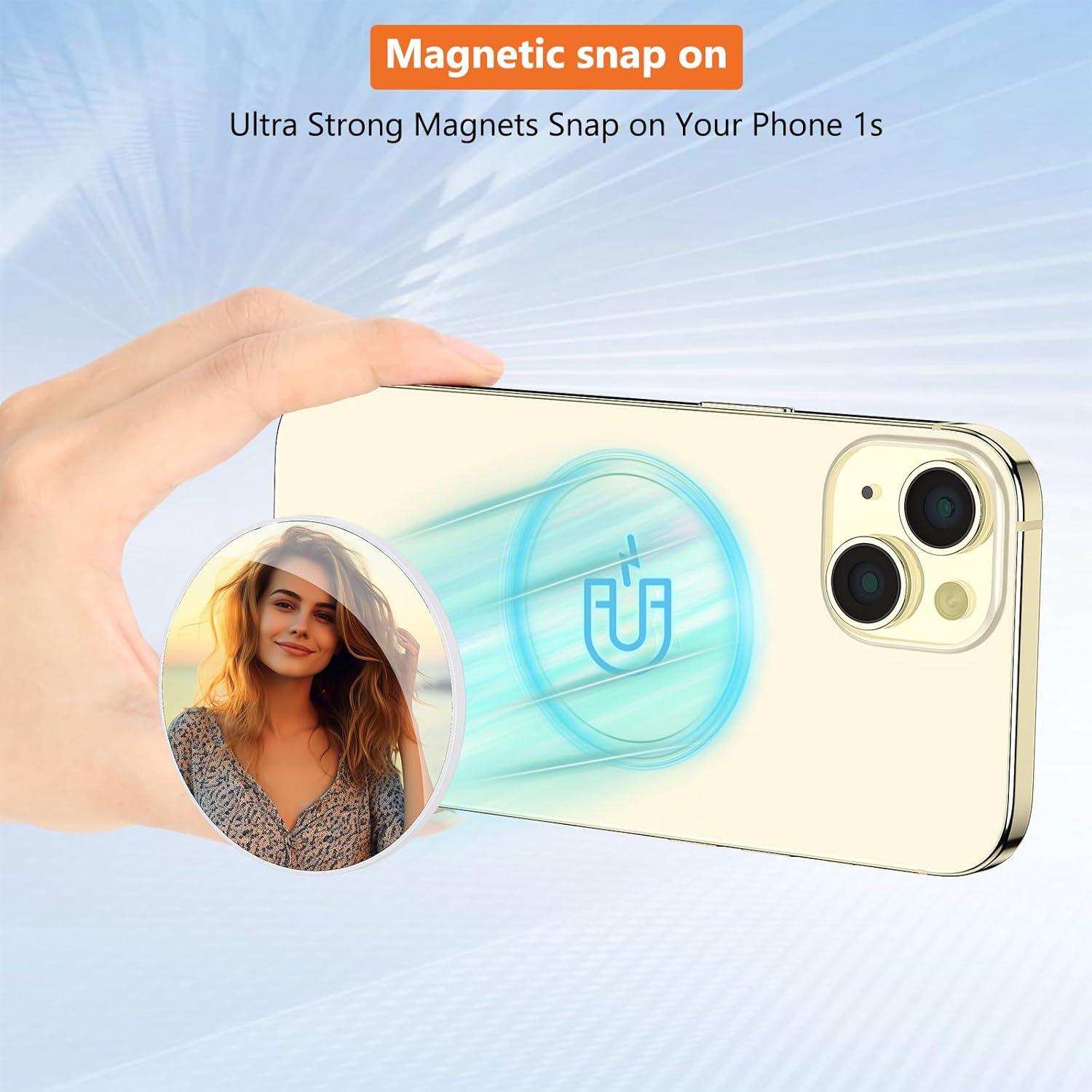Espejo de Selfie Magnético VRIG MG-20 Convexo para iPhone y Teléfonos