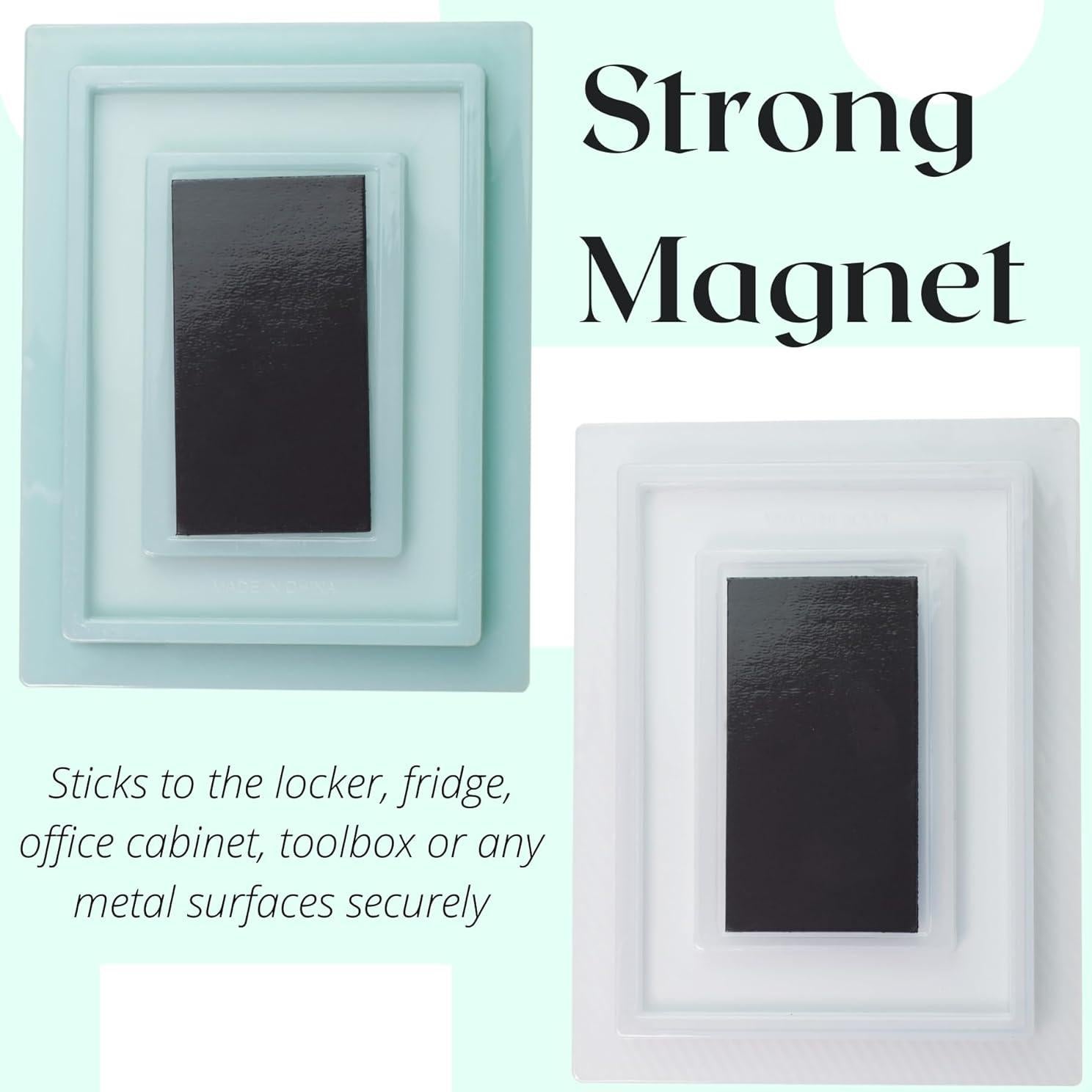 Paquete de 2 Espejos Magnéticos Mymazn 16x12 cm Verde Menta