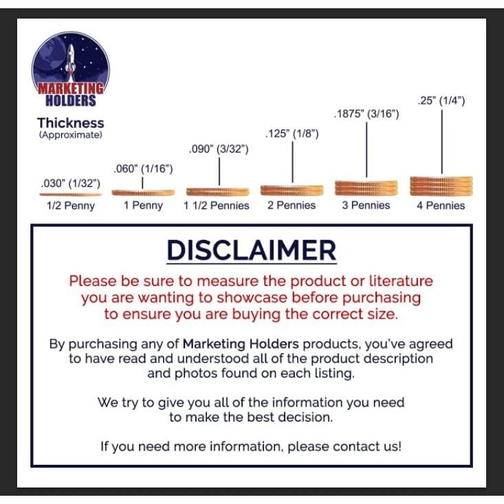 Espejo Acrílico Portátil Marketing Holders 20x25 cm con Imán