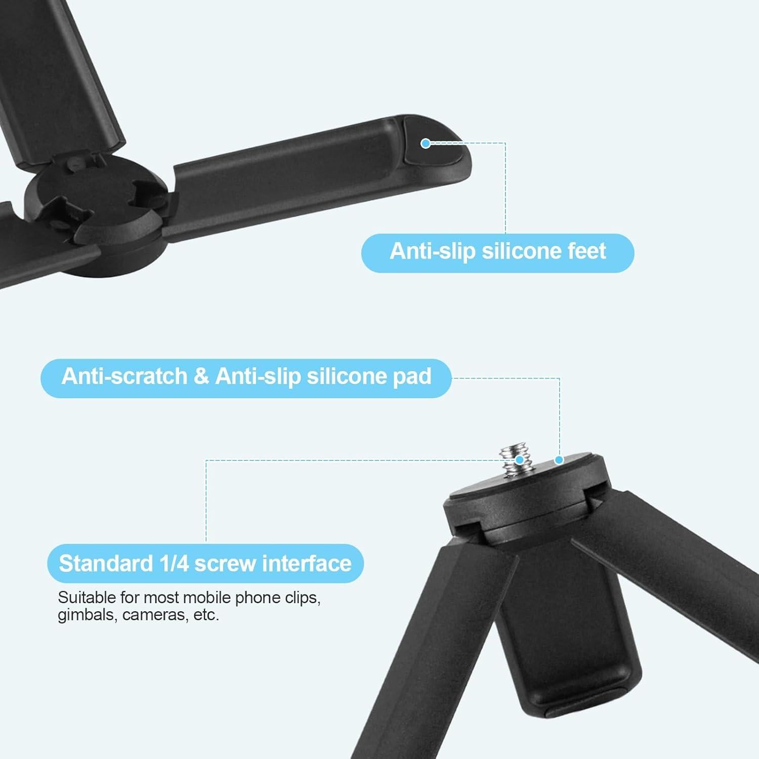 Mini trípode Wanheart para DJI Osmo Pocket 2 y 3, soporte portátil