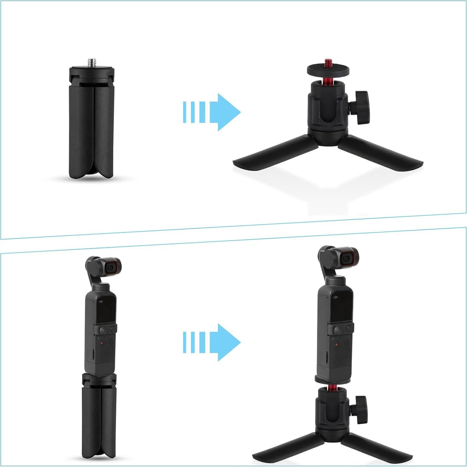 Mini trípode Wanheart para DJI Osmo Pocket 2 y 3, soporte portátil