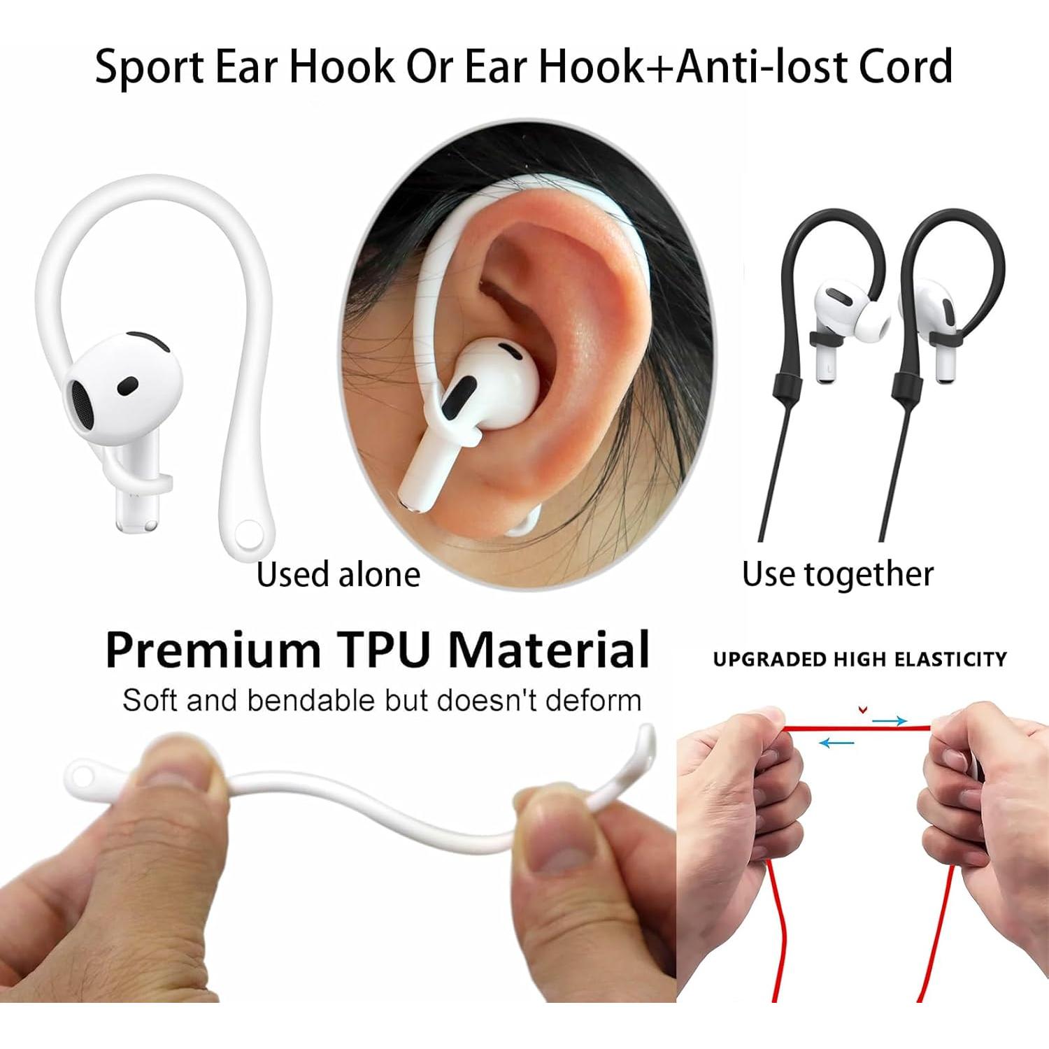 Correas Magnéticas Antipérdida LUARXSIN para AirPods - 5 Colores