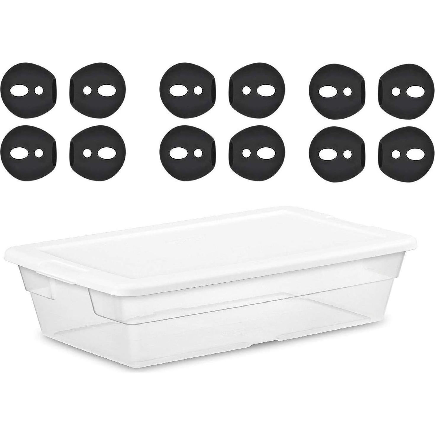 Puntas de Silicona Antideslizantes JNSA para AirPods 12 PCS