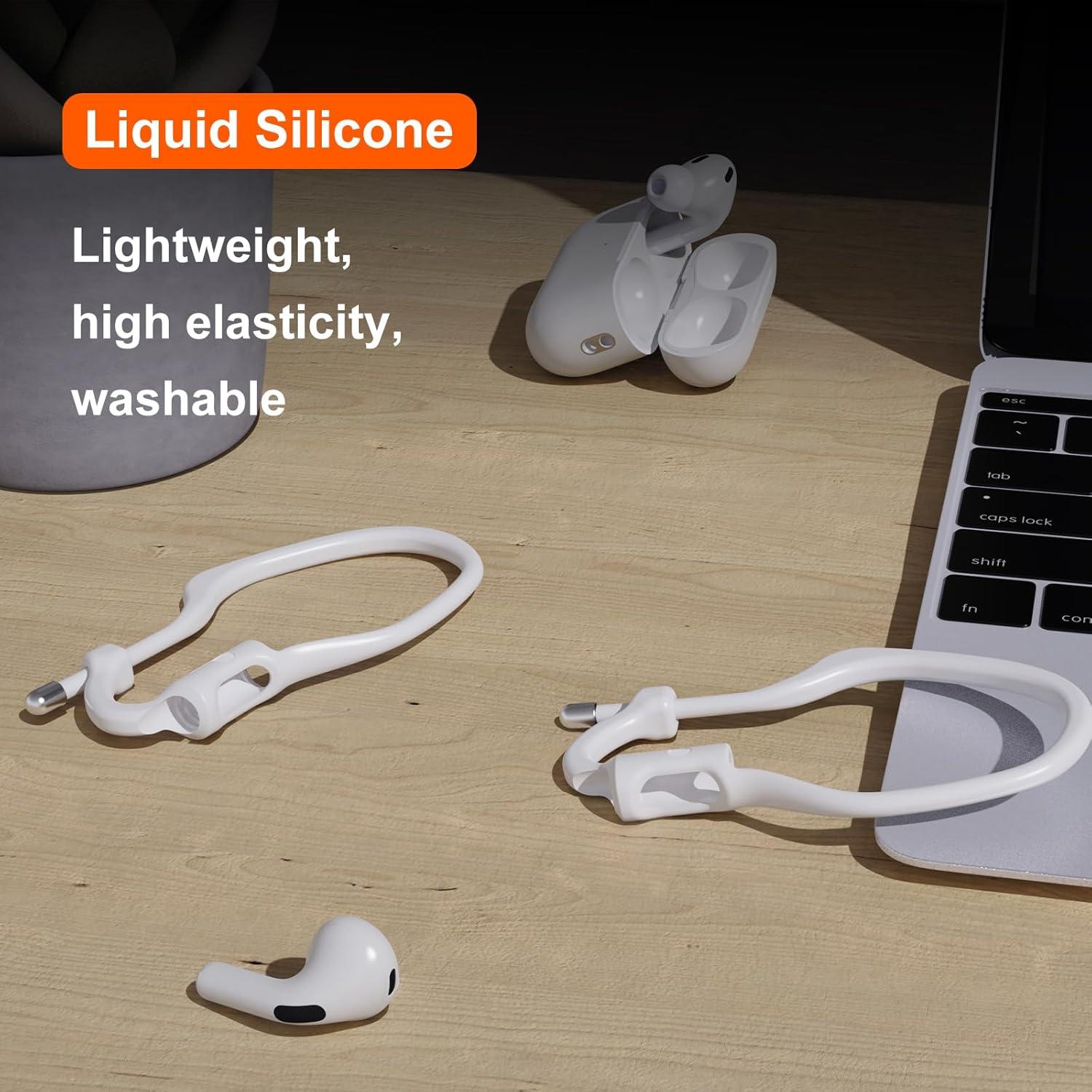 Ganchos para Oídos Haireca para AirPods Pro y 1-4 Ajustables