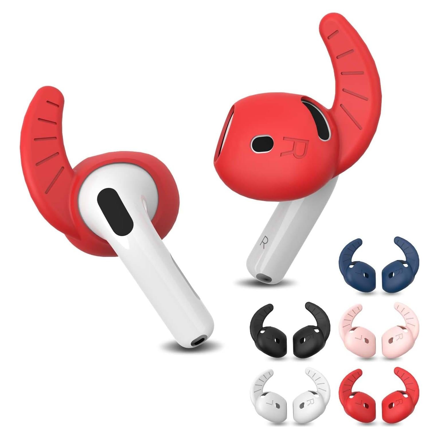 5 Pares de Ganchos de Silicona para AirPods 4 - Antideslizantes