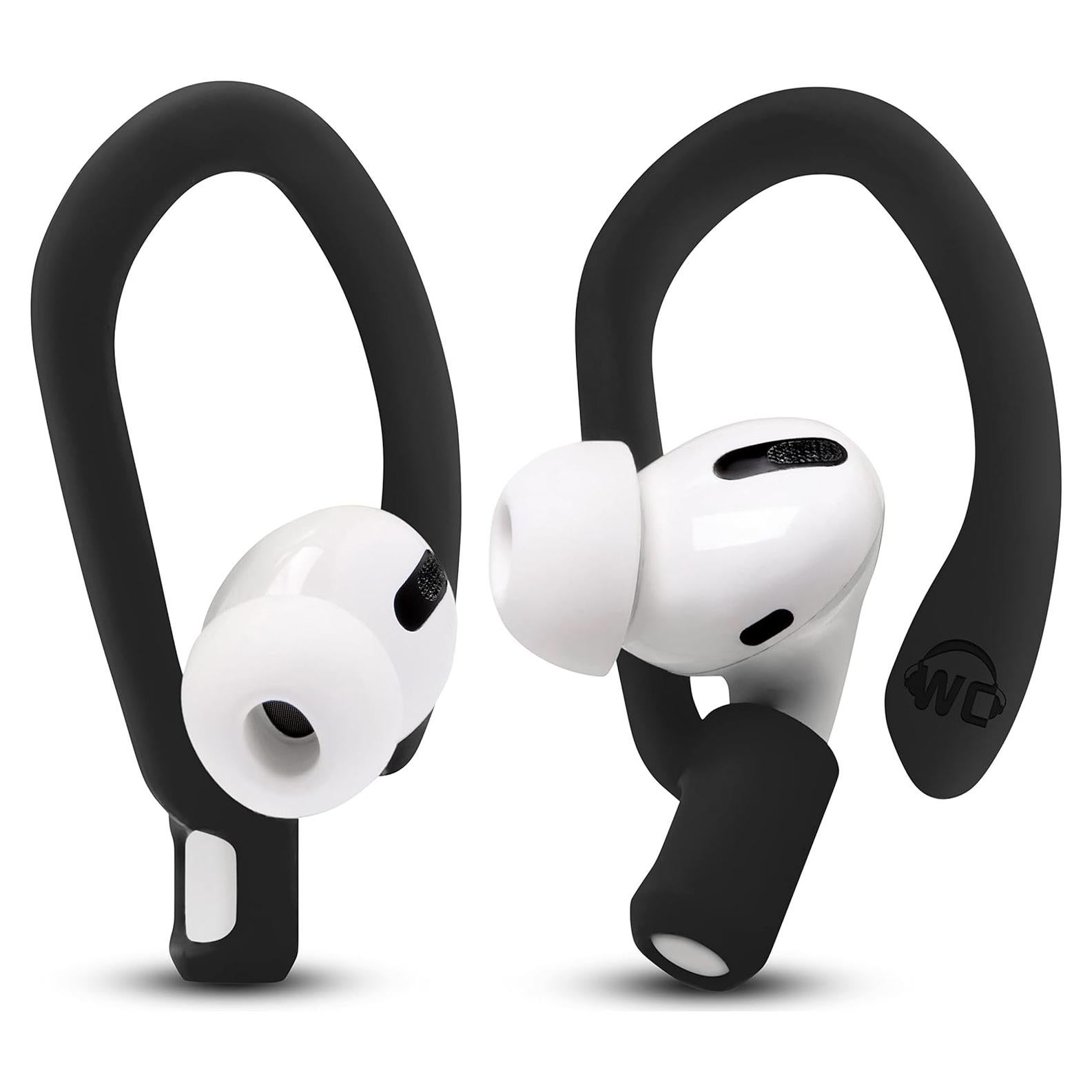 Ganchos para AirPods Pro 1, 2 y 3 WC HookZ - Negro
