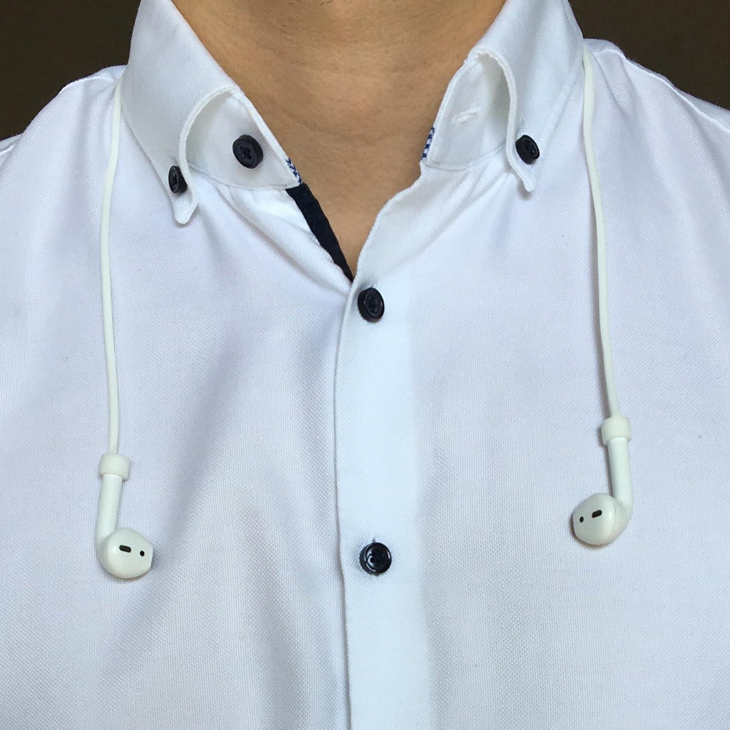 Correa de Silicona para Apple AirPods innoGadgets 55 cm Blanca