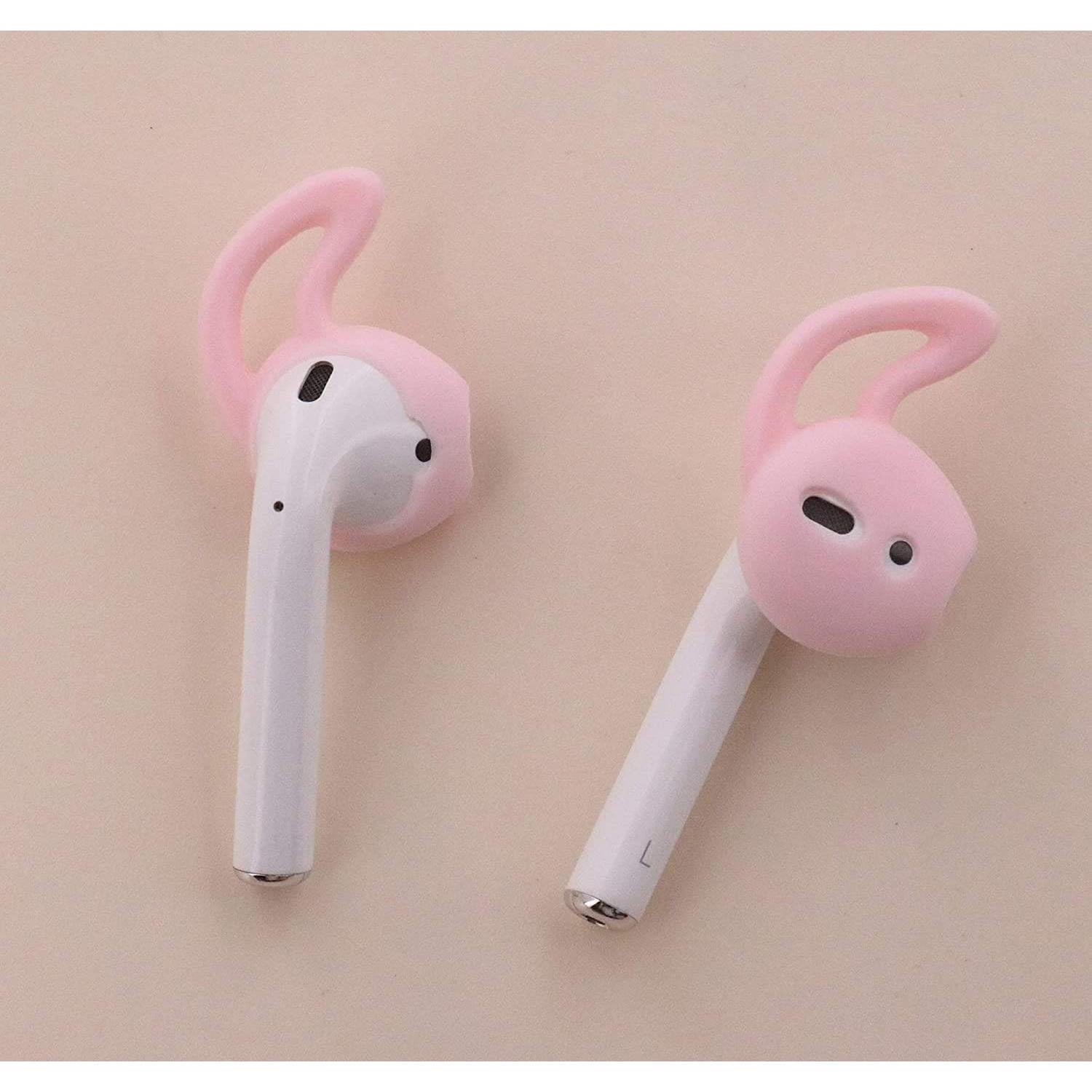 JNSA Ganchos de Silicona para Oídos 6 Pares Compatibles AirPods