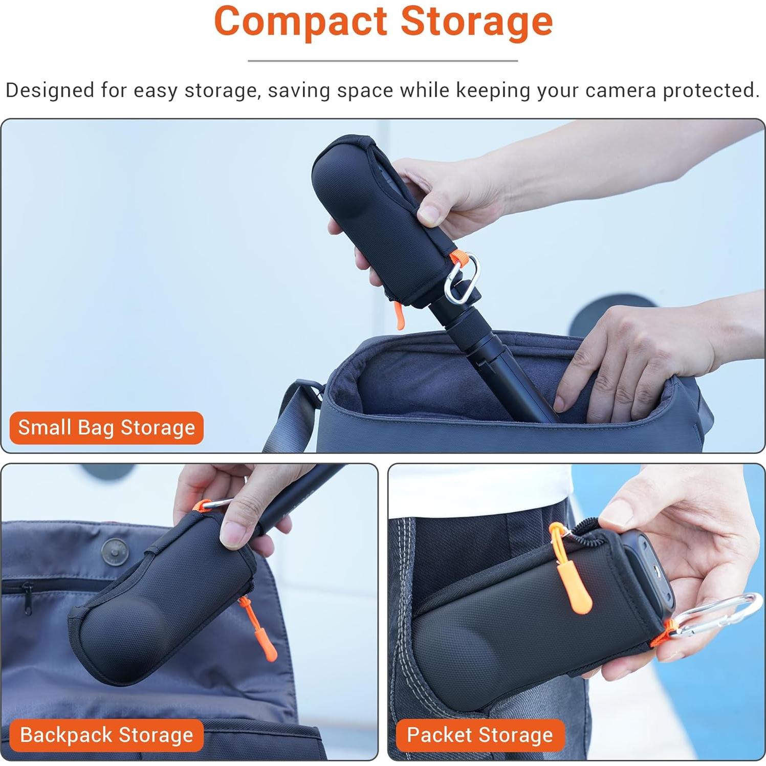 Funda CYNOVA para Insta360 X4/X5 con 2 protectores de pantalla