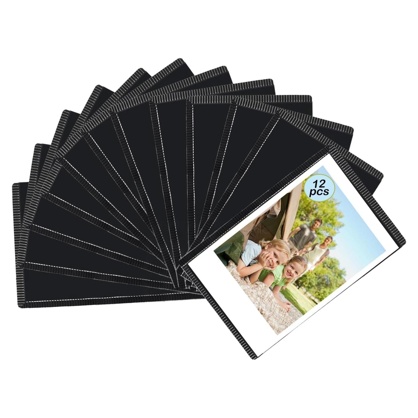 Marco de Imagen Magnético Mingting, 12 Unidades, Negro