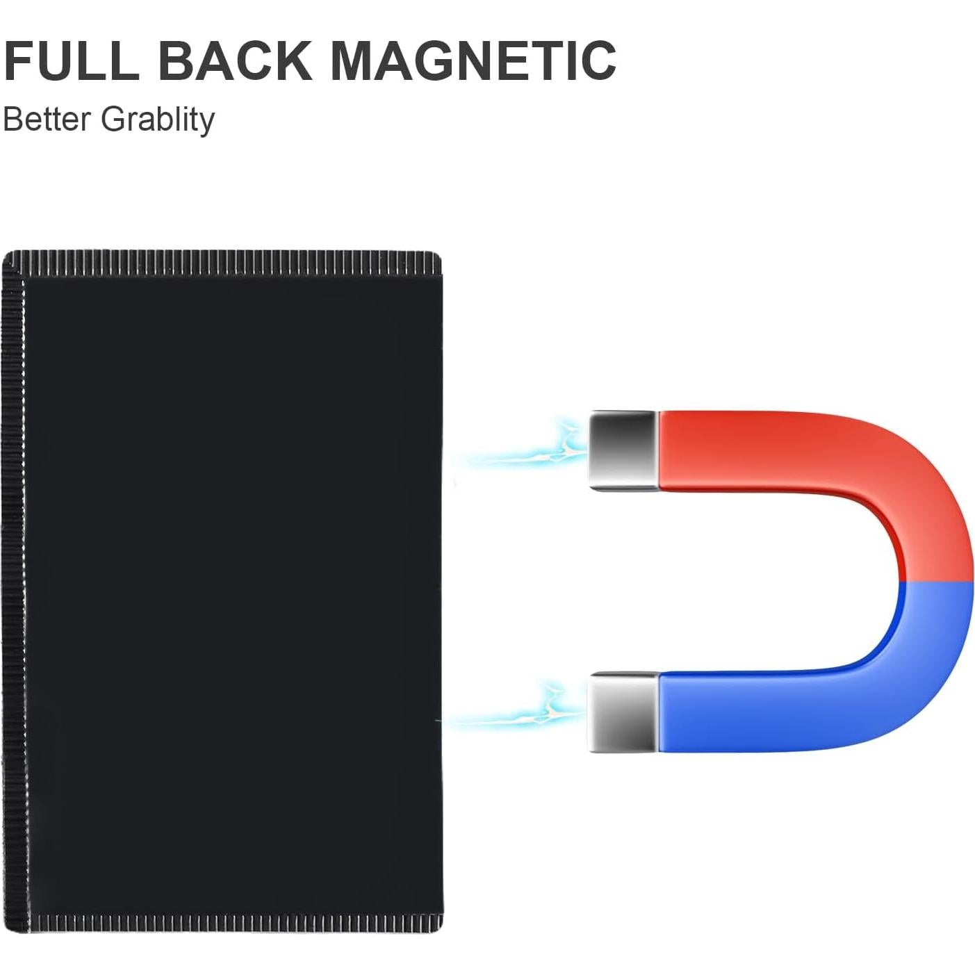 Marco de Imagen Magnético Mingting, 12 Unidades, Negro