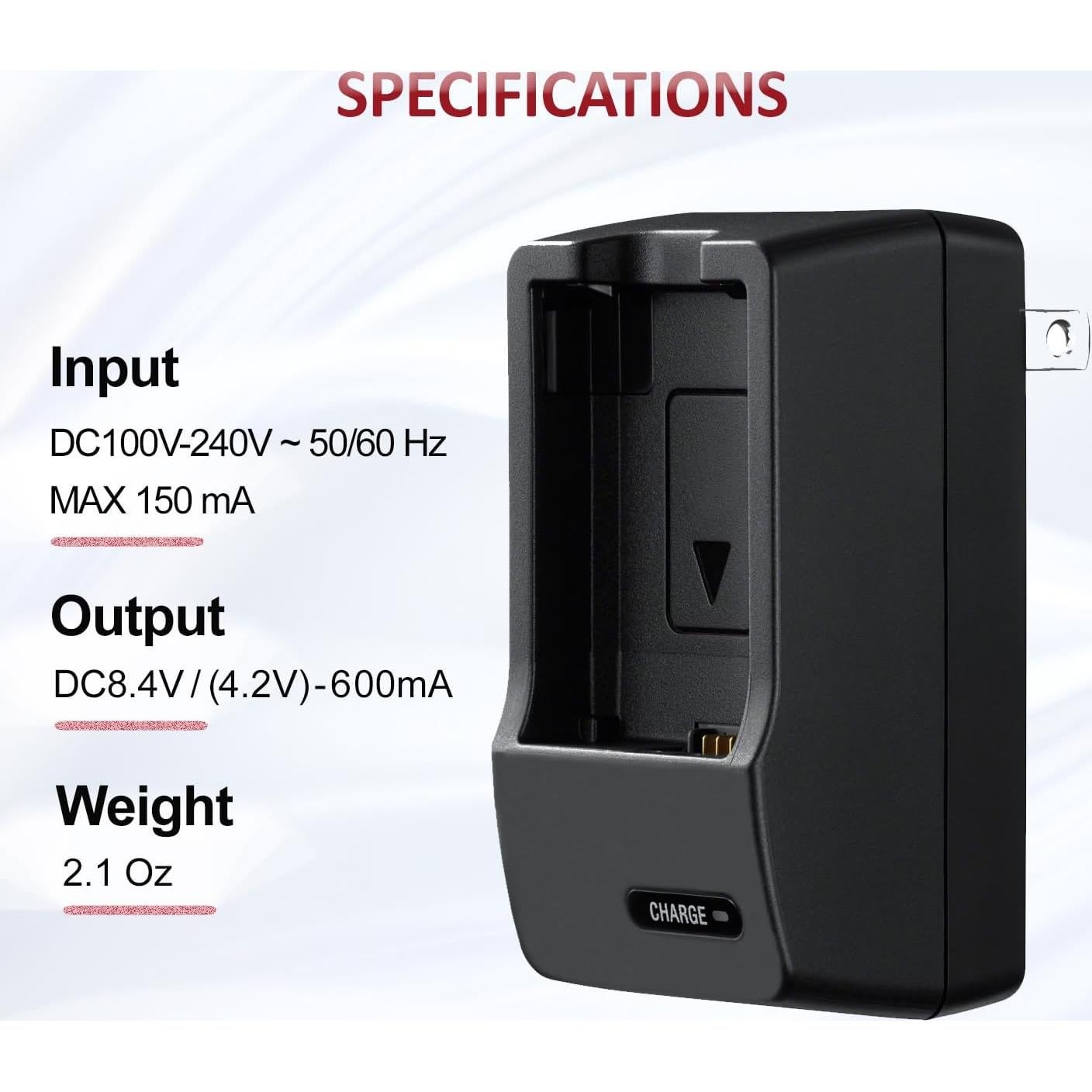 Cargador de Batería Fujifilm Instax Mini Evo Universal 100-240V