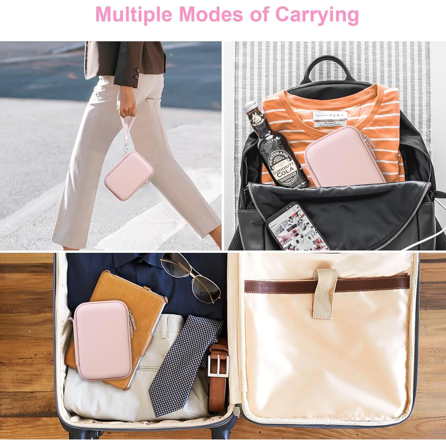 Funda Canboc Rosa para Impresora Fujifilm Instax Mini Link 3