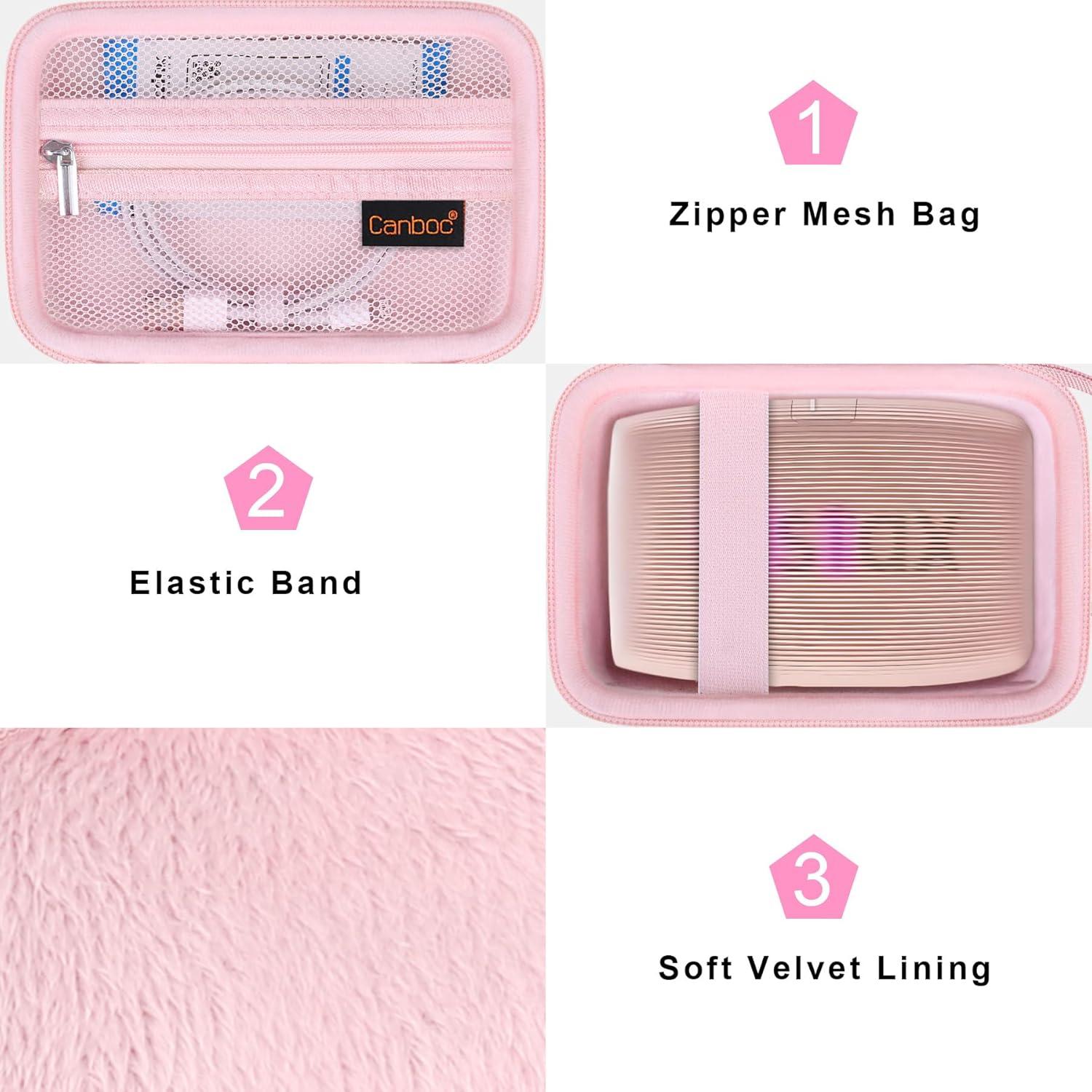 Funda Canboc Rosa para Impresora Fujifilm Instax Mini Link 3