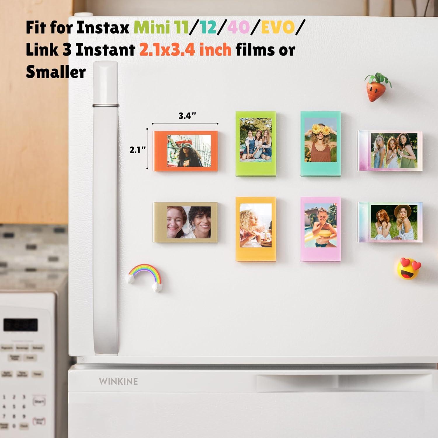 Marco Magnético WINKINE para Fotos Instax Mini 12 Pcs 5x7.6 cm