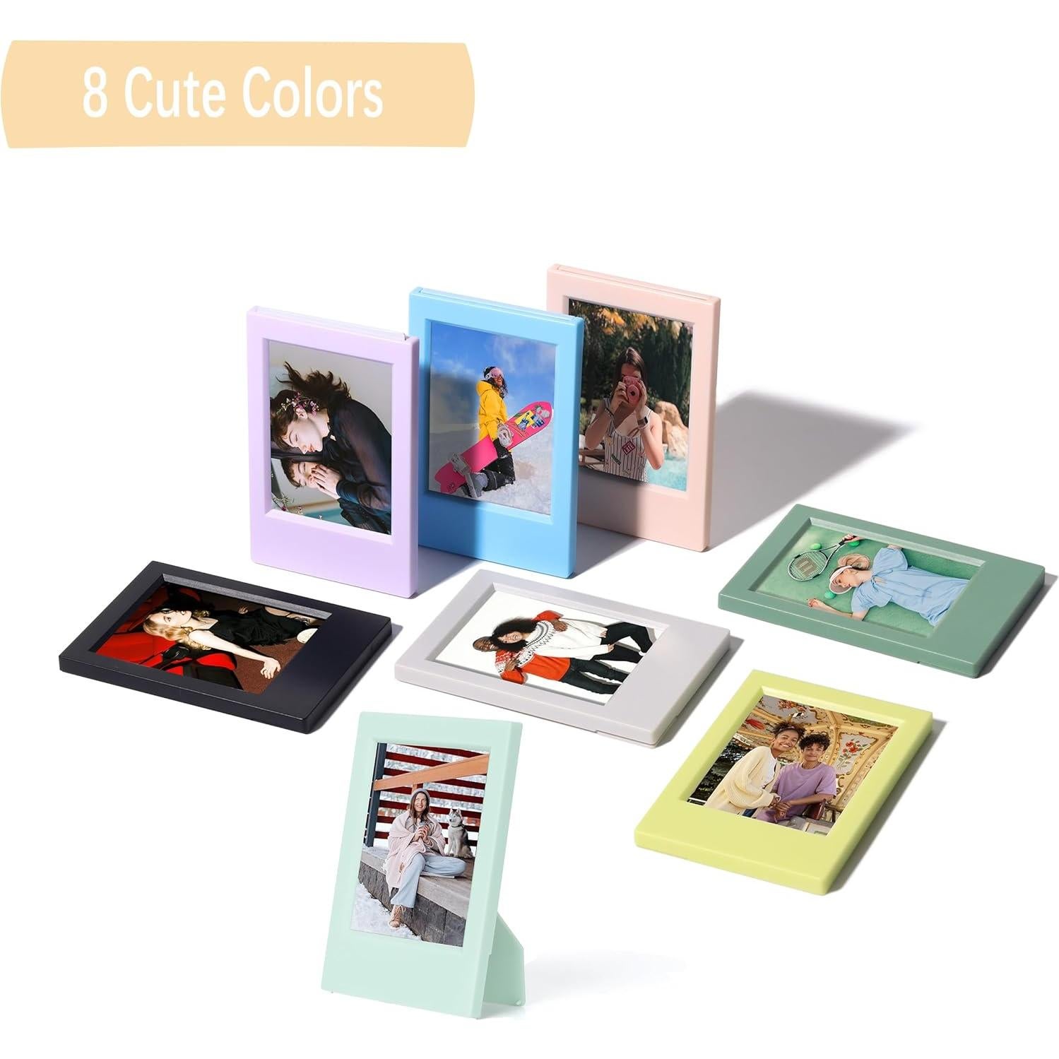 Marco de Foto Mini Leonuliy para Fujifilm Instax - 8 Piezas