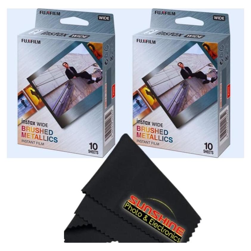 Película Instantánea Fujifilm Instax Wide Brushed Metallics 20 Hojas