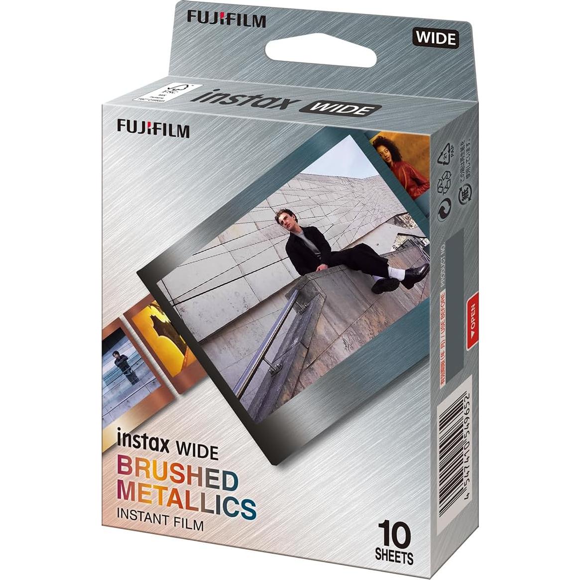Película Instantánea Fujifilm Instax Wide Brushed Metallics 20 Hojas